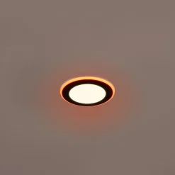 Argus LED-downlight RGBW fjernbet Ø8cm sort