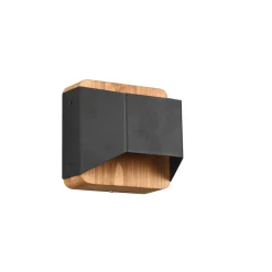 Arino LED-væglampe, sort, bredde 12,2 cm