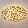 Arion loftlampe, creme/guldpatineret, Ø 63 cm, stål