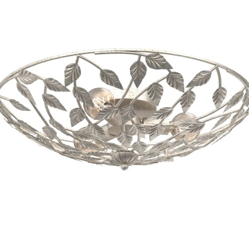 Arion loftlampe, creme/guldpatineret, Ø 63 cm, stål