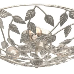 Arion loftlampe, creme/guldpatineret, Ø 63 cm, stål