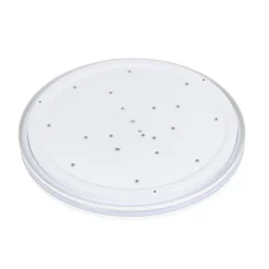 Arnim LED-loftlampe, hvid, plast, Ø 49 cm, IP44