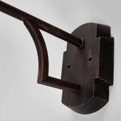 Aruba udendørs væglampe, Ø 25 cm, rustbrun