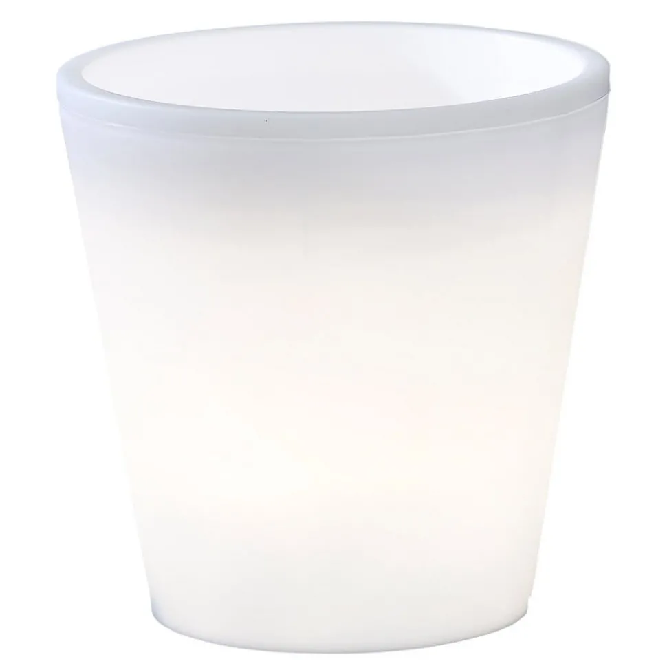 Assisi LED-blomsterpotte, belyst, Ø 28 cm
