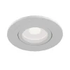 Atom indbygningsspot, GU10, hvid, rund ramme