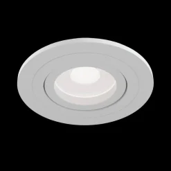 Atom indbygningsspot, GU10, hvid, rund ramme