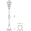 Attraktiv lampemast 772 W