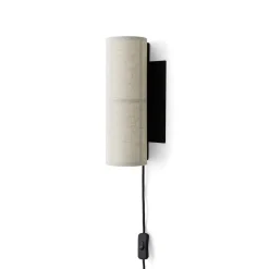 Audo Hashira LED-væglampe med stik, natur