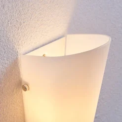 Aurora - elegant væglampe med glasskærm