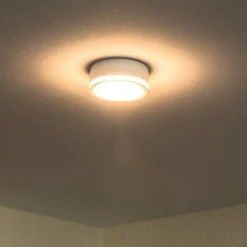 Aurora LED-downlight, hvid, Ø 9,5 cm, 3.000 K