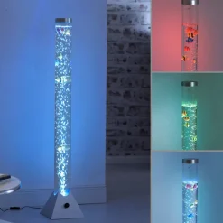 Ava vandsøjle med LED’er og fisk, højde 120cm