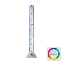 Ava vandsøjle med LED’er og fisk, højde 120cm