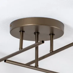 Axion loftlampe, 3 lyskilder, titanfarvet, stål