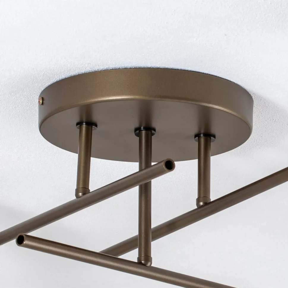 Axion loftlampe, 3 lyskilder, titanfarvet, stål