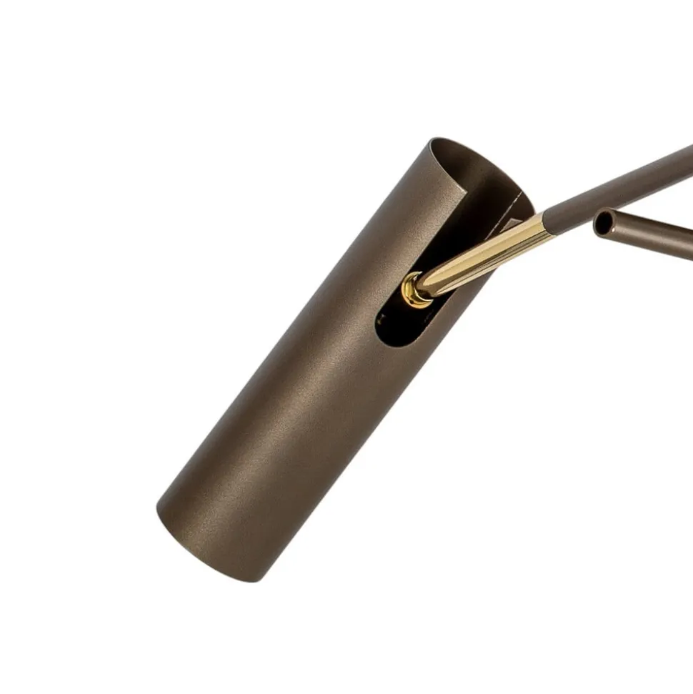 Axion loftlampe, 3 lyskilder, titanfarvet, stål