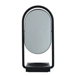 AYTM Angui bordspejl, sort, højde 35 cm, glas, marmor