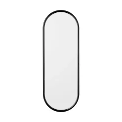 AYTM Angui spejl, antracit, højde 78 cm, glas, stål