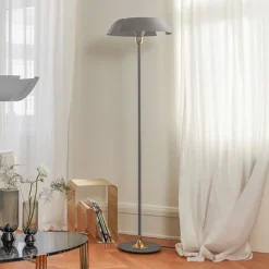 AYTM Cycnus gulvlampe, taupe, jern, højde 160 cm, E27