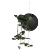 AYTM Globe blomsterkrukke, hængende, Ø 17 cm, sort, aluminium
