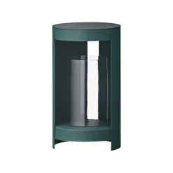 AYTM lygte Ora, mørkegrøn, højde 28,2 cm, glas, aluminium