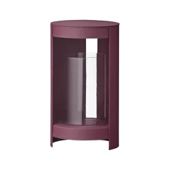 AYTM lygte Ora, mørkerød, højde 28,2 cm, glas, aluminium