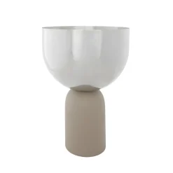 AYTM Torus urtepotte, grå, Ø 22 cm, højde 30,6 cm, jern