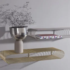 AYTM Torus urtepotte, grå, Ø 22 cm, højde 30,6 cm, jern