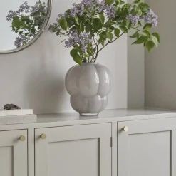 AYTM Uva-vase, Ø 32 cm, duegrå, glas, mundblæst