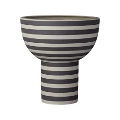 AYTM Varia vase, sort, Ø 23 cm, højde 24 cm, keramik