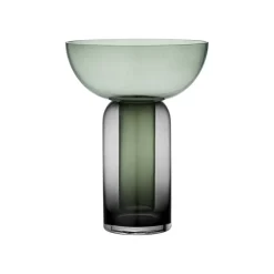 AYTM Vase Torus, grøn, Ø 25 cm, højde 33 cm, glas