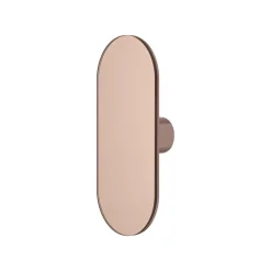 AYTM Vægknage Ovali, spejl, pink, glas, træ, stål