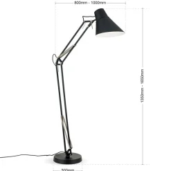 Bachelor gulvlampe med justerbare led