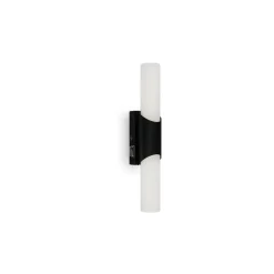 Badeværelses- og spejllampe Klak Brilo, sort, 32 cm