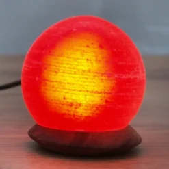 Ball bordlampe med USB til computer og laptop
