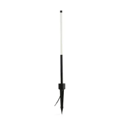Bambou 1068 LED lampe med jordspyd, sort, aluminium/glas, højde 80 cm