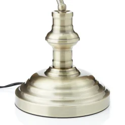 Bankers klassisk bordlampe 42 cm grøn