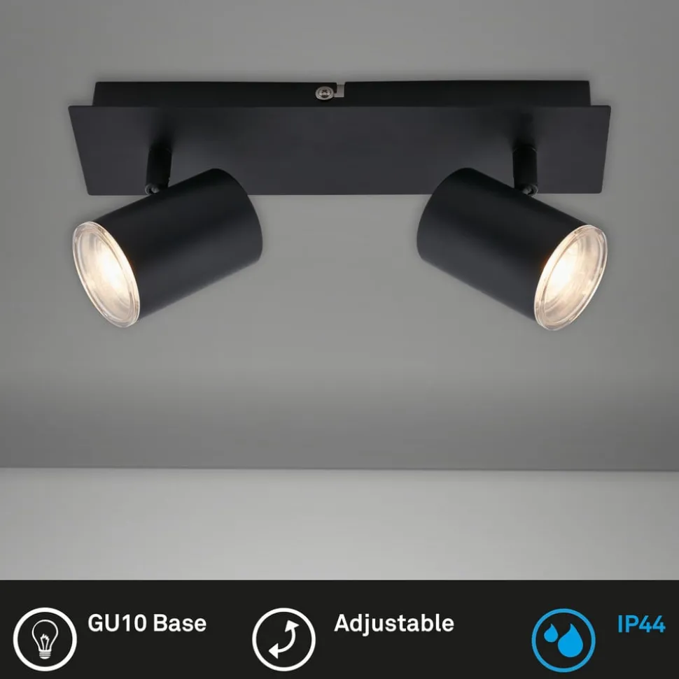 Banyo Splash loftspot, GU10 IP44, 2 lyskilder