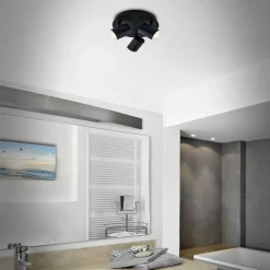 Banyo Splash loftspot, GU10, IP44 rund 3 lyskilder