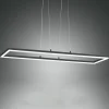 Bard LED-hængelampe, 92x32 cm, antracit
