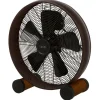 Beacon bordventilator Breeze bronze/valnød, Ø 41 cm, lydsvag