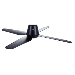Beacon LED-loftventilator Aria CTC, sort, 122 cm, støjsvag