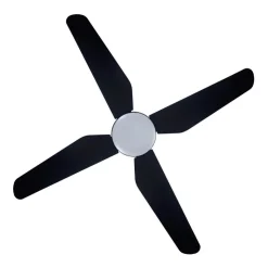 Beacon LED-loftventilator Aria CTC, sort, 122 cm, støjsvag