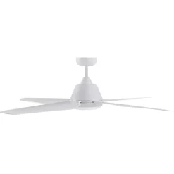 Beacon LED-loftventilator Aria hvid lydløs 122 cm