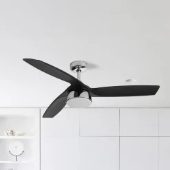 Beacon LED-loftventilator Bronx DC-motor støjsvag 132 cm CCT