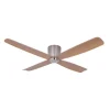 Beacon loftventilator Fraser krom/teak DC quiet Ø 132 cm