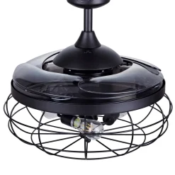 Beacon loftventilatorlampe Fanaway Industri sort lydløs