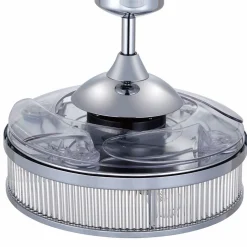 Beacon loftventilatorlampe Fanaway Corbelle krom lydløs