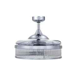 Beacon loftventilatorlampe Fanaway Corbelle krom lydløs