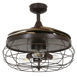 Beacon loftventilator lys Fanaway Industri brun stille
