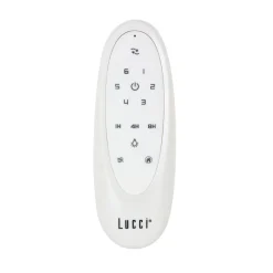 Beacon loftventilator med lys Array hvid 137 cm støjsvag